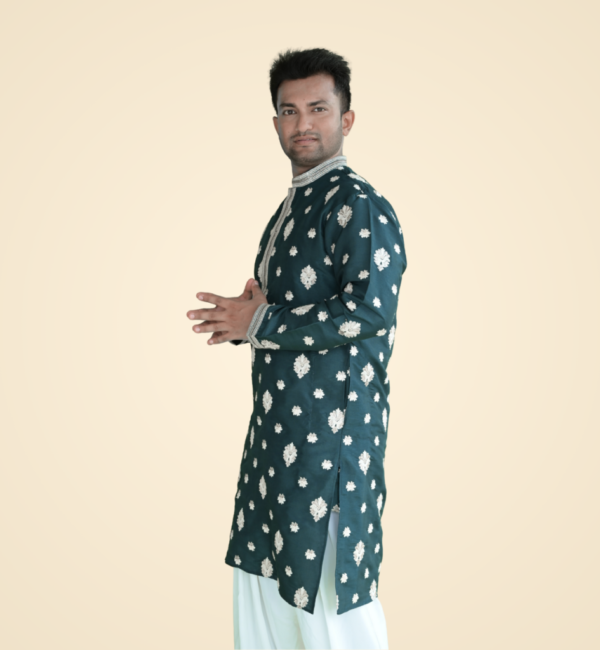 Evergreen Fine Cotton Silk Kurta
