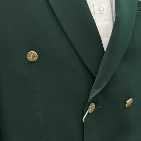 Deep Green Double-Breasted Suit