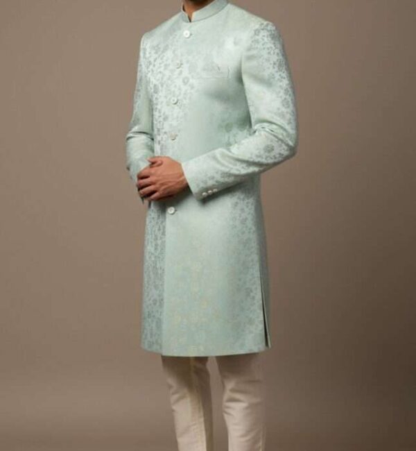 Brocade Jacquard Indo-Western Outfit