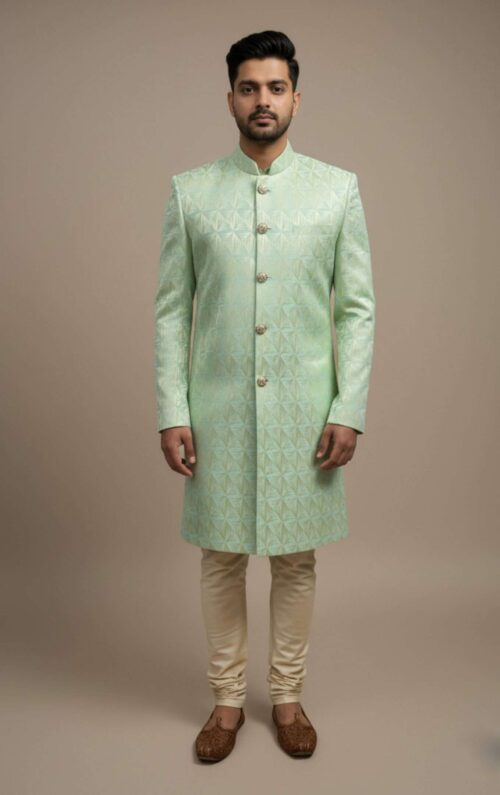 Sherwani Light Green