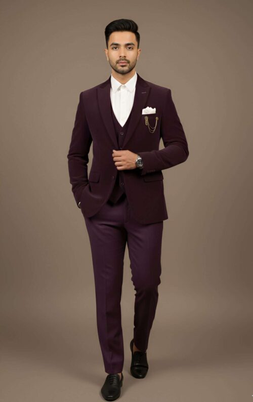 Indo-Western Sherwani Bandhgala Suit