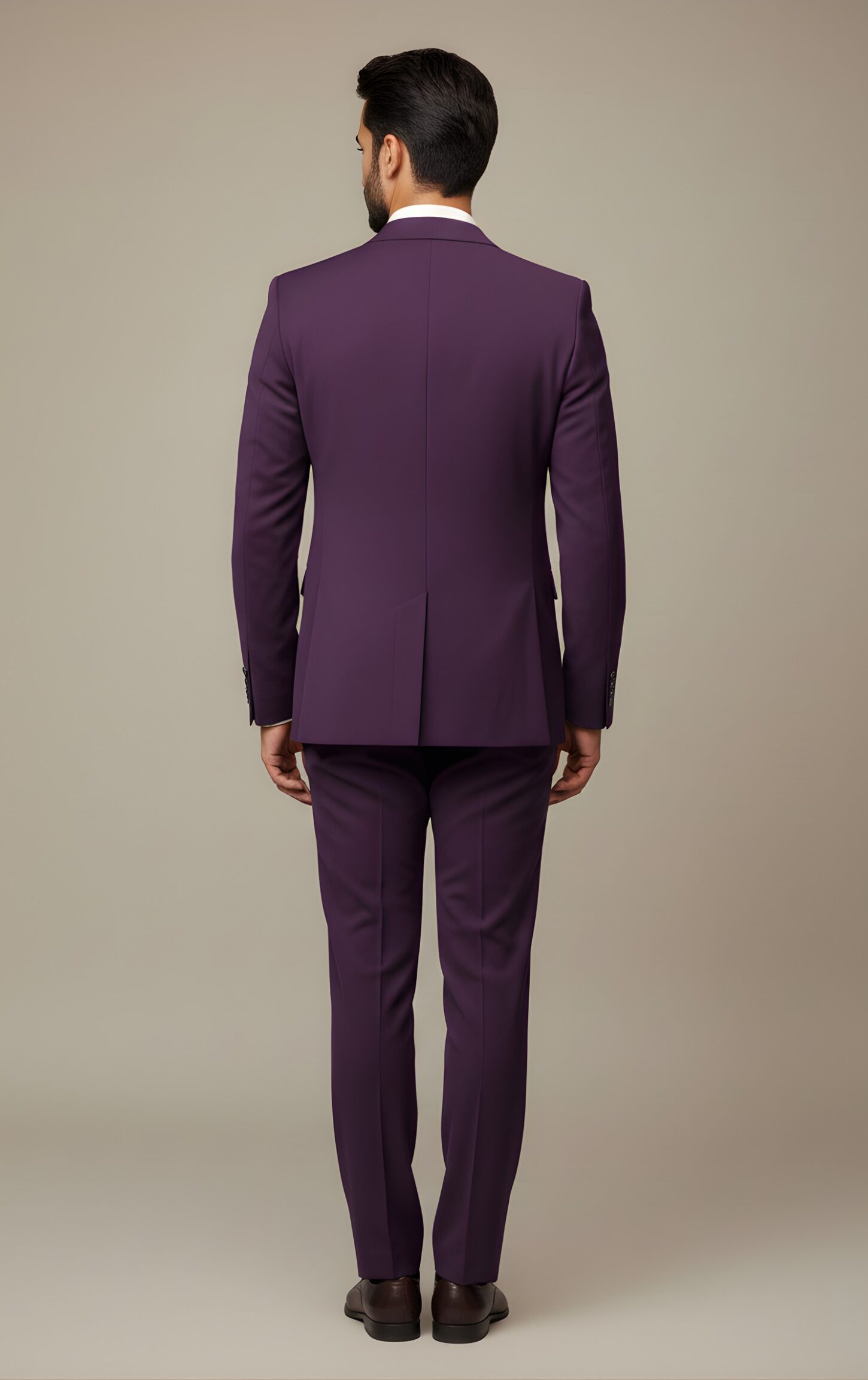Bold Purple Double-Breasted Suit - Image 6