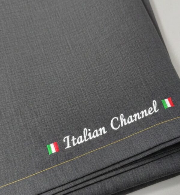 Custom Tailored Medium Steel Grey Premium Formal Suit