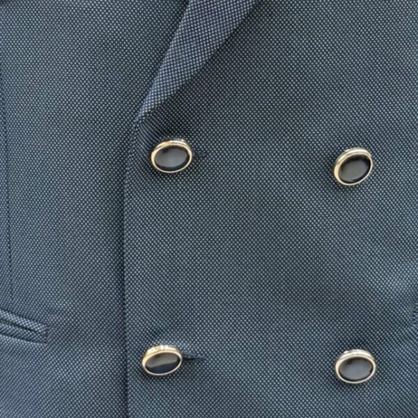 Stylish Blue Double-Breasted Suit