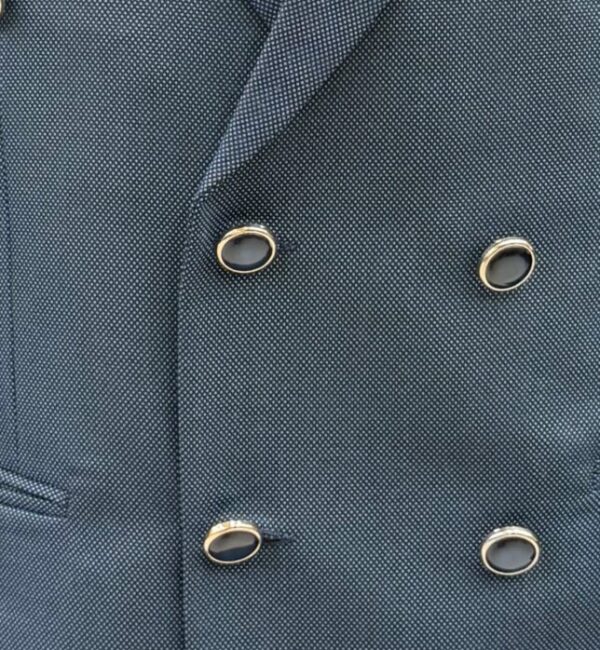 Stylish Blue Double-Breasted Suit