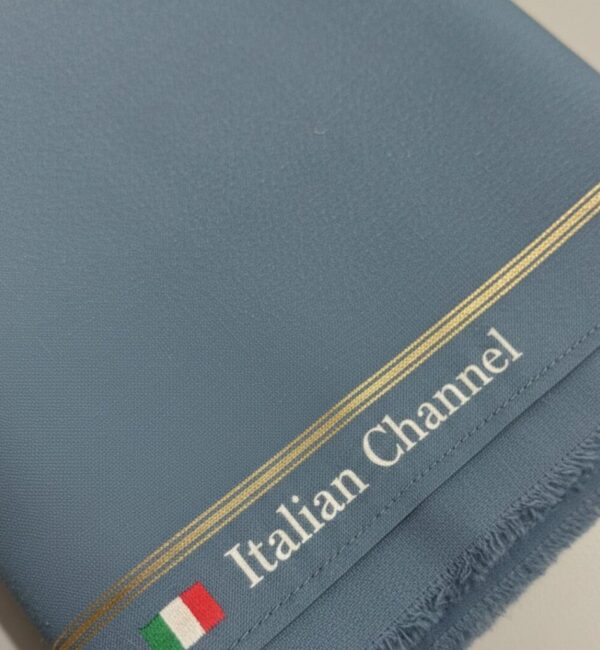 Custom Tailored Cool Slate Blue Premium Formal Suit