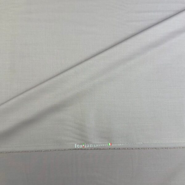 Premium Off-White 'Italian Channel' Fabric for Custom Tailoring