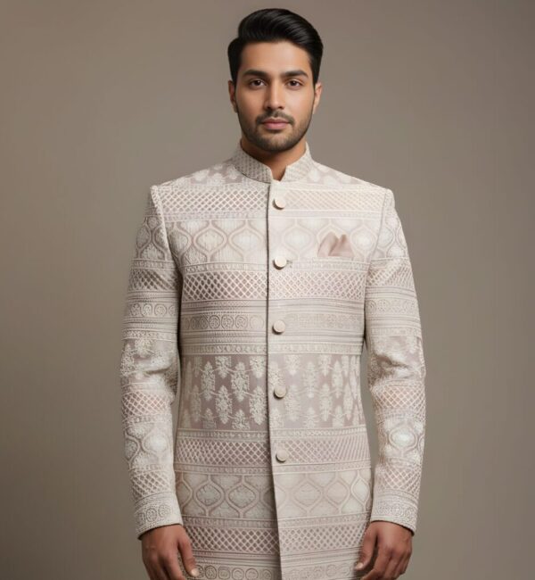 Majestic Ivory Indo-Western