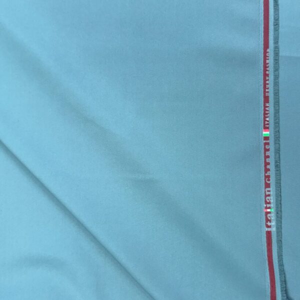 Italian Channel' Sky Blue Fabric for Custom Tailoring