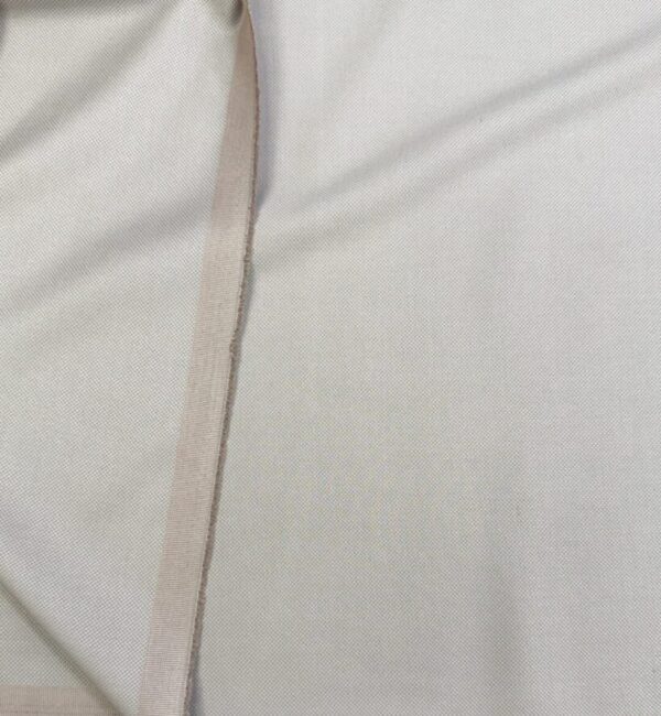 Premium 'Italian Channel' Light Grey Textured Suiting Fabric