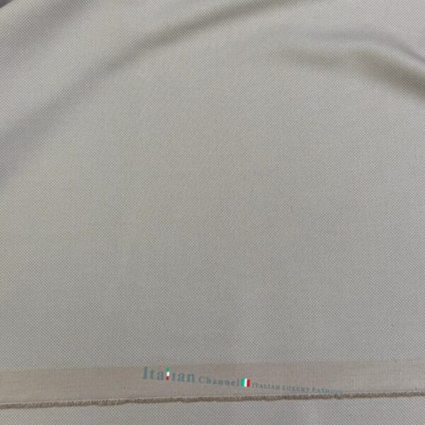 Premium 'Italian Channel' Classic Grey Luxury Suiting Fabric