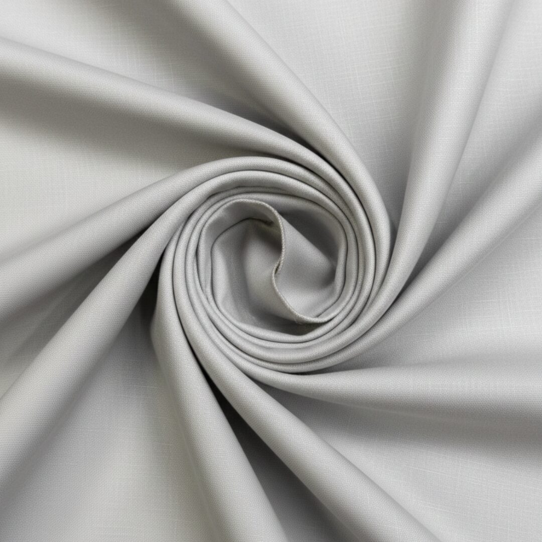 Premium 'Italian Channel' Classic Grey Luxury Suiting Fabric - Image 3