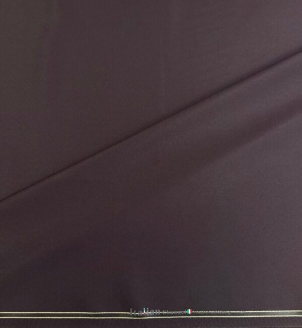 Premium 'Italian Channel' Dark Brown Luxury Fabric