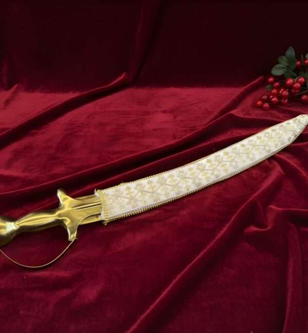 Exquisite Royal Dulha Kirpan – Premium Wedding Accessory